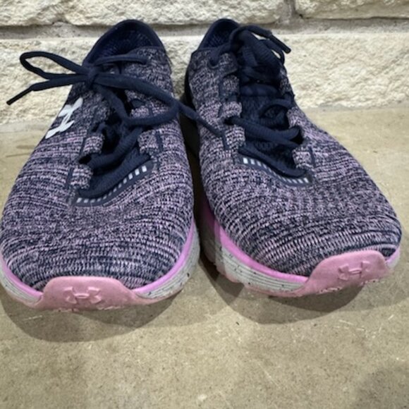 Under Armour Running shoe purple/black size 8 - Picture 2 of 6